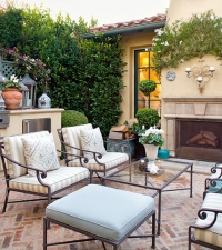 Mediterranean Pool Patio